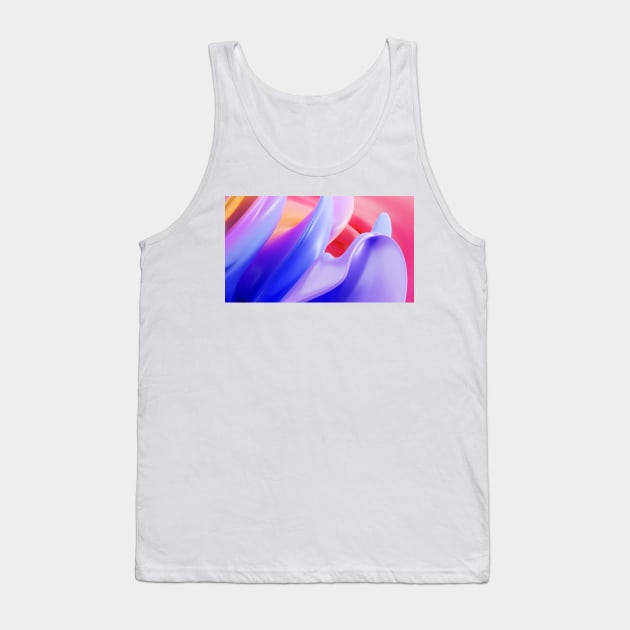 splashing color wave Tank Top by DayDreamer
